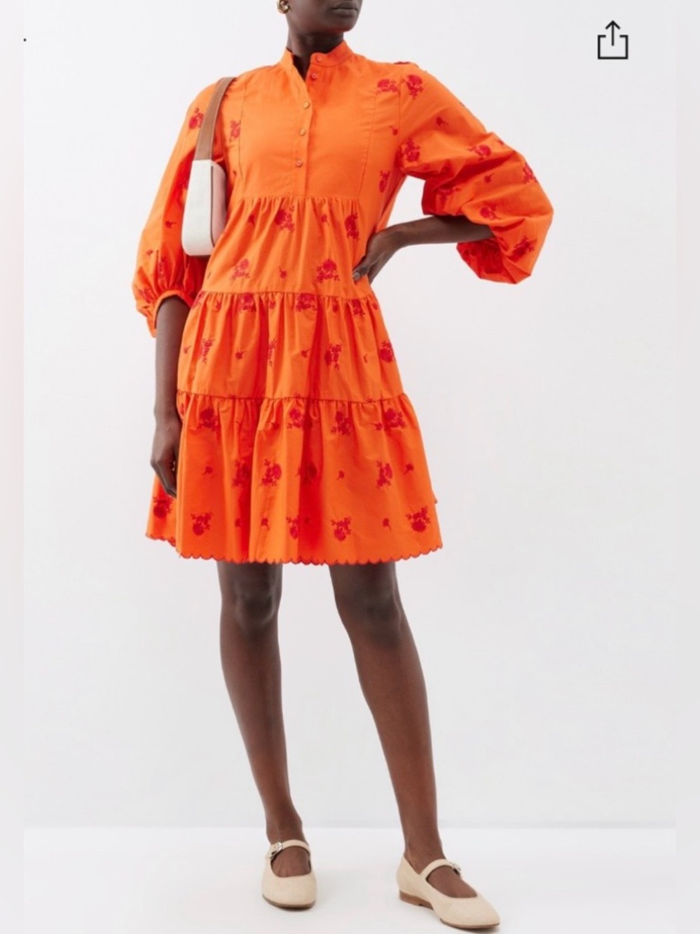 Erdem Floral Embroidered Dress
